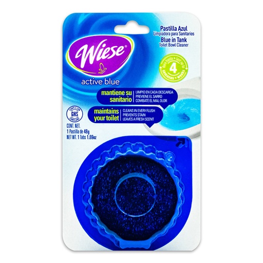 [LWI-PAST-NHOPA1] Pastilla Azul Para Inodoro Wiese 48 Gr.