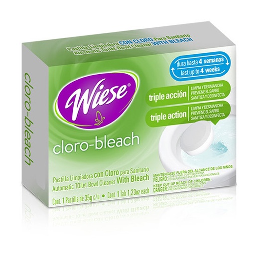 [LWI-PAST-CLORO] Pastilla De Cloro Wiese 12 Pzas C/35 Gr.