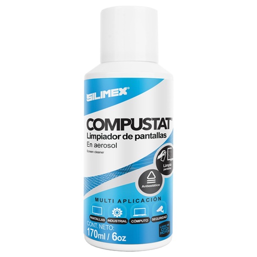 [SIL-LIM-COMPUST] Limpiador Antiestático Lcd (170Ml) Silimex