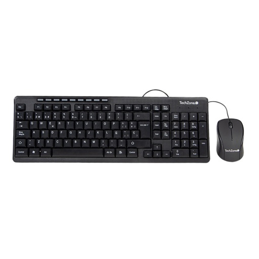 [TZ-ACC-TZ19COM1] Kit Teclado Y Mouse Estándar