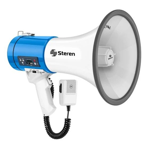 [STE-MEG-260] Megafono De 25 W Con Reproductor Mp3, Au