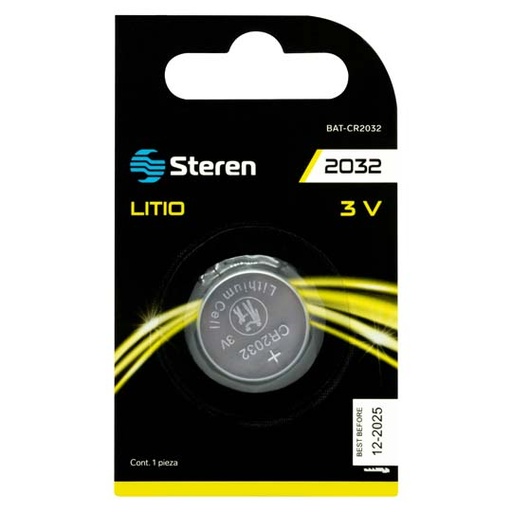 [STE-PIL-2032] Pila De Litio Steren  Cr2032  Blister De