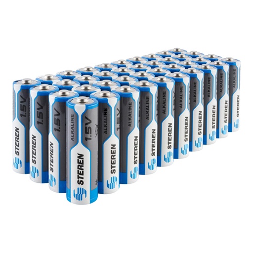 [STE-PIL-AA40] Pila Alcalina Aa Steren  Blister De 40 P