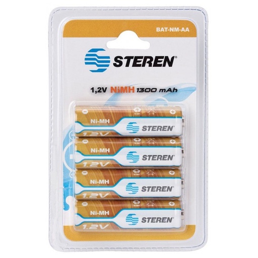 [STE-PIL-BATNMAA] Pila Recargable Steren Aa  Blister De 4