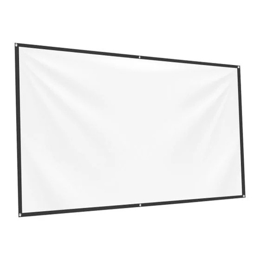 [STE-PRO-005] Pantalla De Tela Para Proyector De 100 Steren 