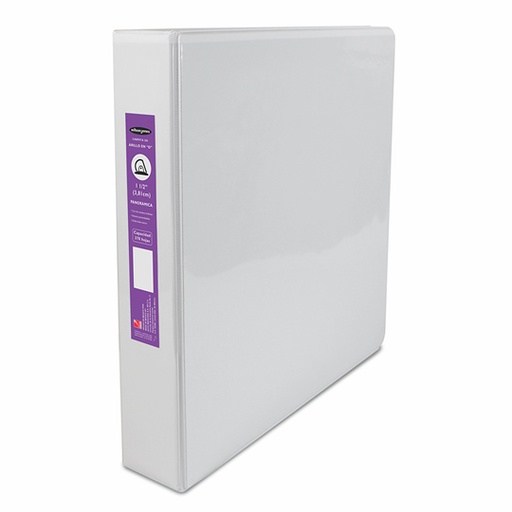 [ACO-CAR-P0244] Carpeta panorama herraje D 1.5" ACCO color blanco, tamaño carta