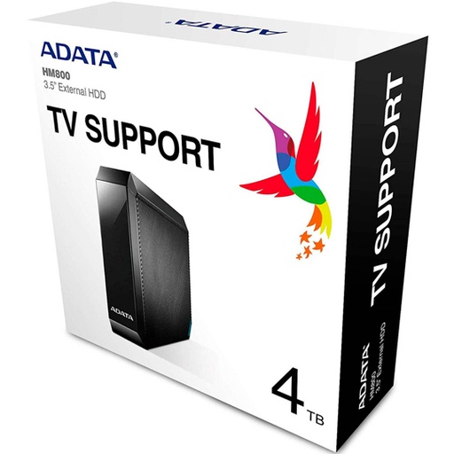 [DD-ADA-4THM800] Disco Duro Externo De Escritorio, 4Tb, Usb 3.0, Color Negro