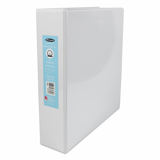 [ACO-CAR-P7149] Carpeta panorama herraje O 2" ACCO color blanco, tamaño carta