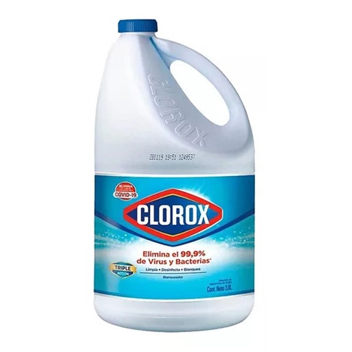 [CLX-CLORO-3.8L] Blanqueador Clorox, Cloro 3.8 Lt.