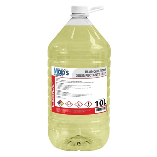 [MOP-CLORO-10L] Blanqueador Super Mops, Cloro 10 Lt.