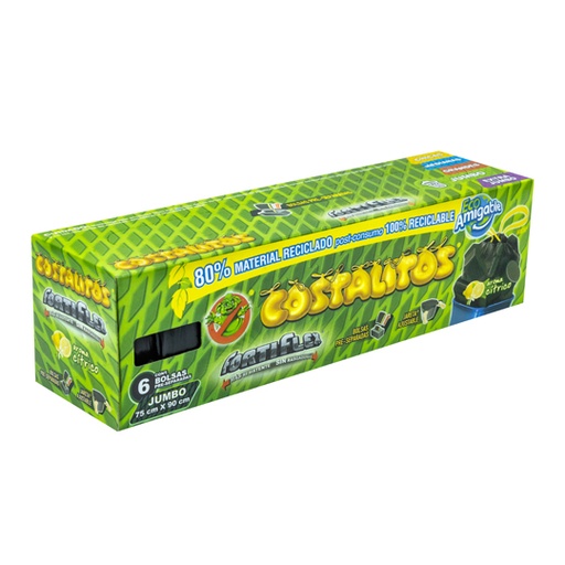 [LJA-BOL-COSTJ] Bolsas Negras Jumbo Con Jareta, 75 X 90