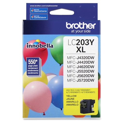 [BRO-TIN-LC203Y] Cartucho Brother Amarillo Lc203Y
