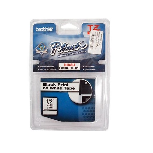 [BRO-CIN-TZ651] Cinta Brother Negro Sobre Amarillo Tze651