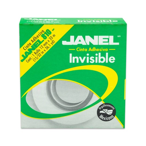[JAN-ADS-81018X3] Cinta Invisible 810 Janel 18X33 1 Pieza