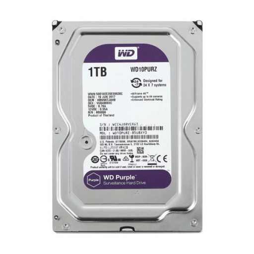 [DD-WD-1TBPURZ] Disco Duro Western Digital, 1Tb diseñado para videovigilancia