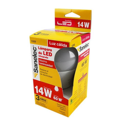 [SAN-FOCO-1333] Foco Led Santul 14 W Luz Cálida Santul