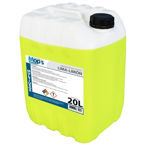 [MOP-MULT-LM20] Limpiador Multiusos Super Mops Aroma Lima limon 20 Lt