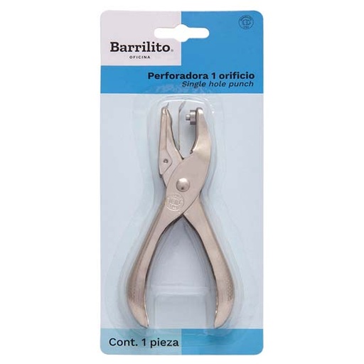 [BAR-PER-809] Perforadora 1 Orificio Barrilito Perforadora Metálica