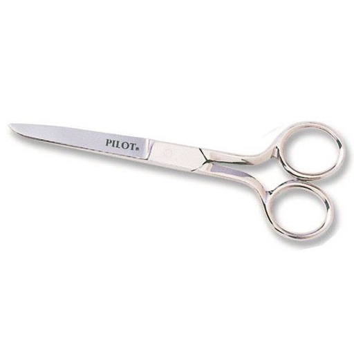 [PIL-TIJ-1602BL] Tijeras De Acero Inoxidable Pilot Mod. 10-6 costura y papelería de 6"