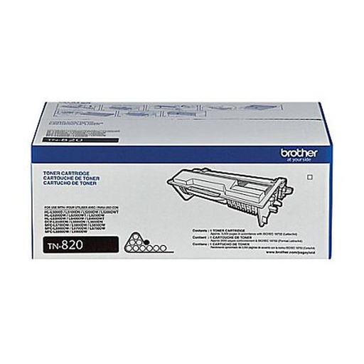 [BRO-TO-TN820] Tóner Brother Color Negro De Estándar Rendimiento TN820