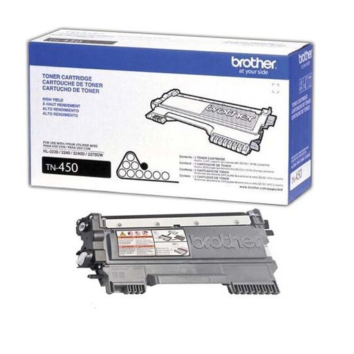 [BRO-TO-TN450] Tóner Brother Color Negro Tn450