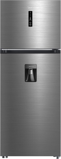 [MIDEA-REFRI-15P] Midea Refrigerador Top Mount Smart Sensor Bru Steel 15 Pies Cubicos