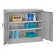 [ULI-H-3619GR] Gabinete con Altura de Mostrador para Almacenamiento - 48 x 24 x 42", sin Ensamblar, Gris, 122 x 61 x 107 cm