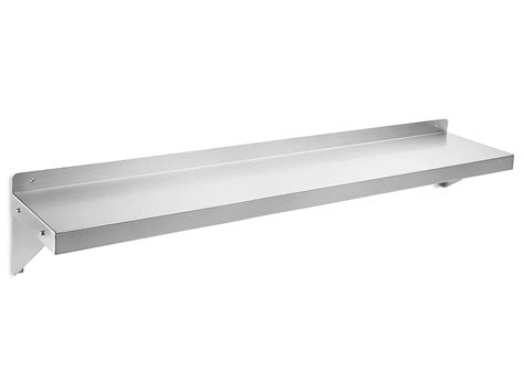 [ULI-H-7500] Estantería Sólida De Acero Inoxidable Para Pared - 60 X 12 X 10", 152 X 30 X 25 Cm