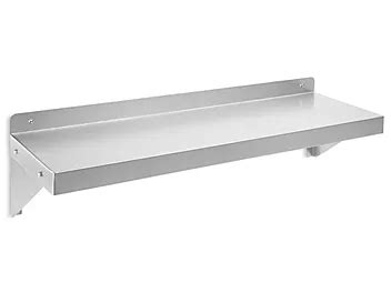[ULI-H-7498] Estantería Sólida de Acero Inoxidable para Pared - 36 x 12 x 10", 91 x 30 x 25 cm