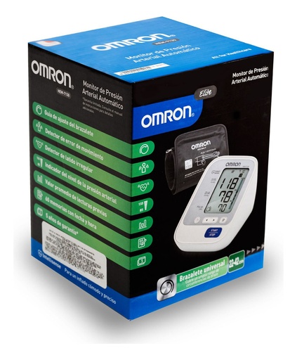 [OMRON-PRESION-7130] Omron Monitor De Presión Arterial De Brazo Hem-7130 Color Blanco