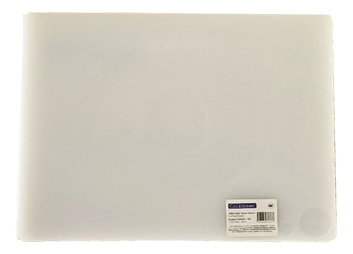[CALED-TABLA-50X38BL] Tabla Para Cortar 50x38.3x1.2 Cm Caledonia Tapaco-15 B D V Color Blanco Liso