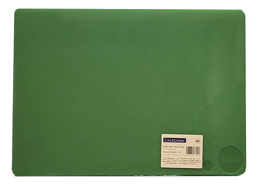 [CALED-TABLA-50X38VE] Tabla Para Cortar 50x38.3x1.2 Cm Caledonia Tapaco-15 B D V Color Verde Liso