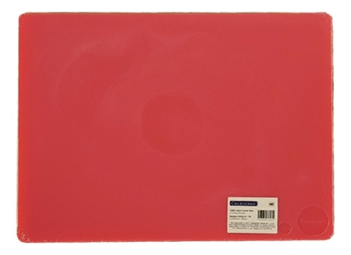 [CALED-TABLA-50X38RO] Tabla Para Cortar 50x38.3x1.2 Cm Caledonia Tapaco-15 B D V Color Rojo Liso