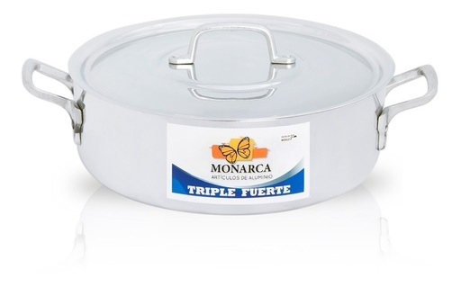 [COM-ARRO-285.5] Arrocera De Aluminio Triple Fuerte No. 28 Capacidad 5.5 Lts