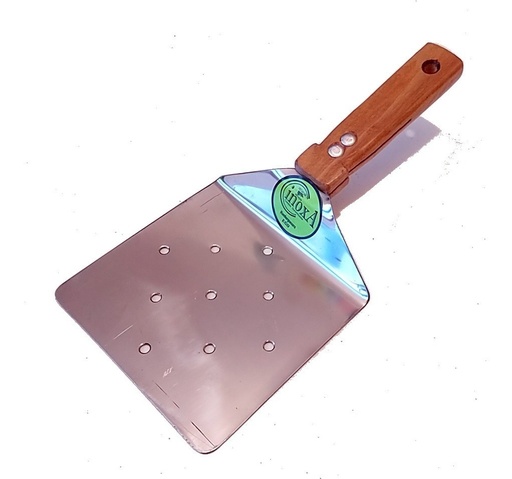 [COM-VOL-HAM] Espátula Para Hamburguesa Extra Grande Uso Rudo Acero Inox
