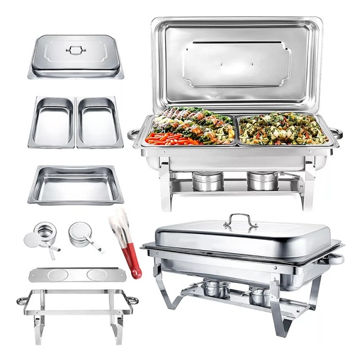 [A-LCCL001-VAP] Ollas Vaporeras Cacerolas De Acero Inoxidable Y 2 Insertos