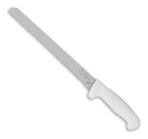 [COM-CUCHILLO-SIERRA] Cuchillo Para Pan 10 Profesional Caledonia Blanco Sanke