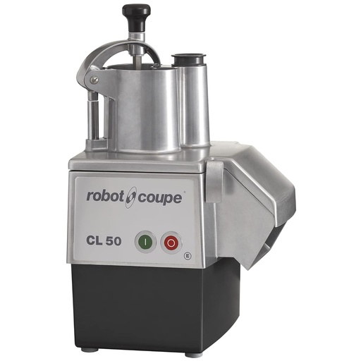 [ROBOT-PROCESA-CL50] Robot Coupe CL50 NODISC - Mezclador de corte de una sola velocidad para alimentación continua, procesador comercial de alimentos con descarga lateral, 120 V (discos no incluidos)