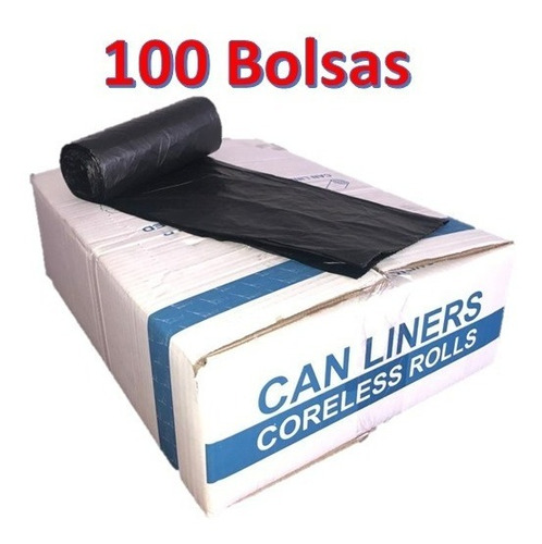 [BOL-100-90X120] Bolsa Basura Baja Densidad Rollo Selloestrella 90x120 100pza
