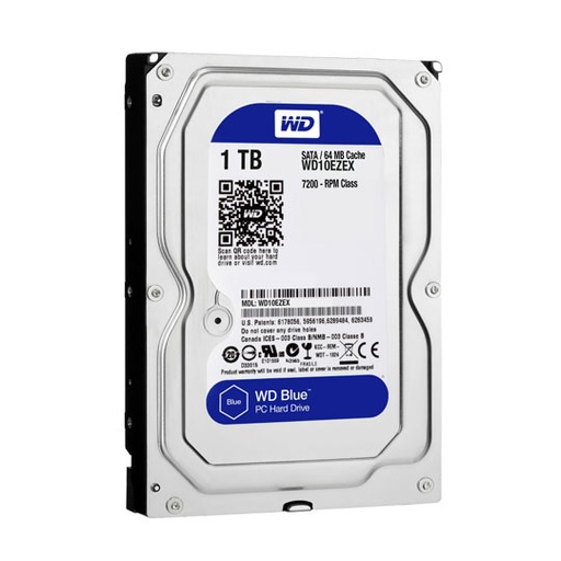 [DD-WD-1TBEZEX] Disco Duro Interno Para Pc Western Digital, 1Tb