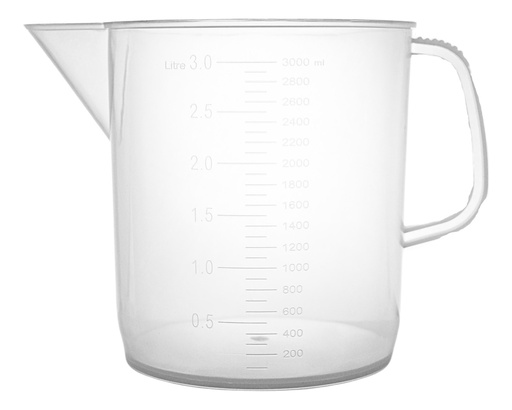 [CAF-JARRMED-3L] Jarra Graduada Plastico (polipropileno) De 3000ml