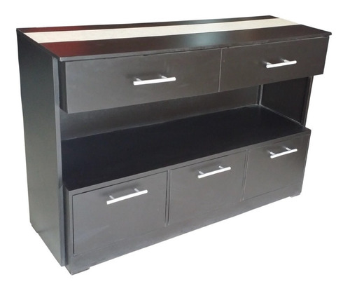 [MOB-TRINCH-0.4 x 1.2 x 0.8 ] Trinchador Buffetero Credenza Para Comedor. Bufet De Mader
