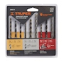 [TRUPER-BROCAS-JBMX9] Juego De Brocas Para Madera, Concreto Y Metal 9 Piezas