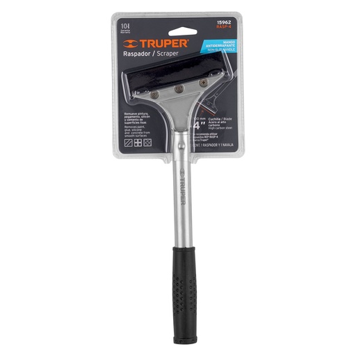 [TRUPER-RASP-4] Raspador De Acero Con Mango Y Cuchilla De 4"