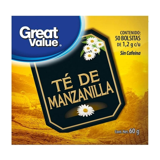 [AB-TEMANZANILLA-50SOB] Té manzanilla 50 pzas