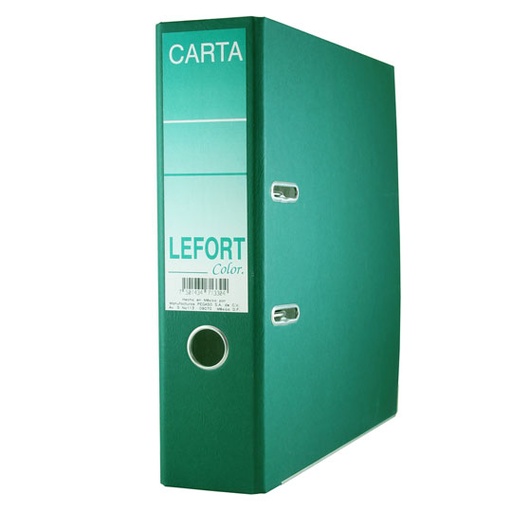 [AZO-CAR-1330] Registrador Lefort Carta Color Verde