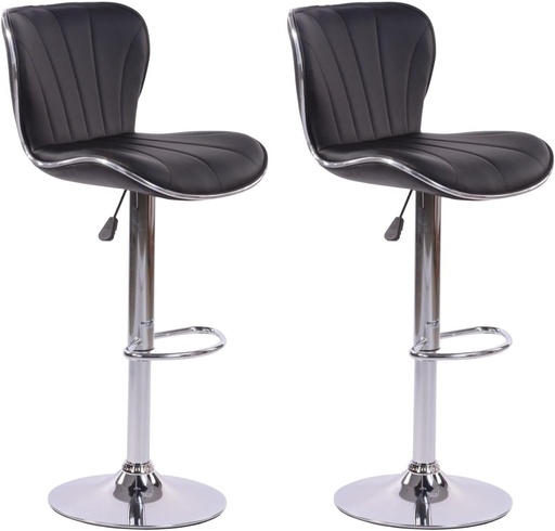 [MOB-BANCOBAR-2] Taburete de Bar Juego de 2 Sillas de Bar Bancos para Barra de Vintage Altura Ajustable para Cocina Comedor