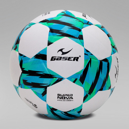[GASER-BALON-FUT] Balon Gaser Futbol Laminado Super Nova Mate Azul