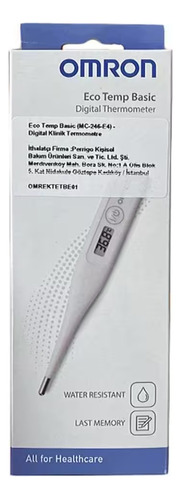 [OMRON-TERMO-246] Termometro Digital Omron Eco Temp Basic Blanco