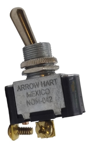 [ARROW-SWITCH-ARRO1] Switch 1 Paso Palanca 2 Terminal Arrow Hart Hecho En Mexico